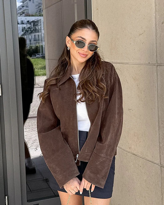 Gralox | Veste Crush en suédine